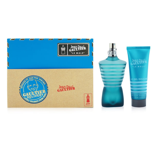 Jean Paul Gaultier Le Male Coffret: Eau De Toilette Spray 75ml/7.5oz + All Over Shower Gel 75ml/2.5oz 