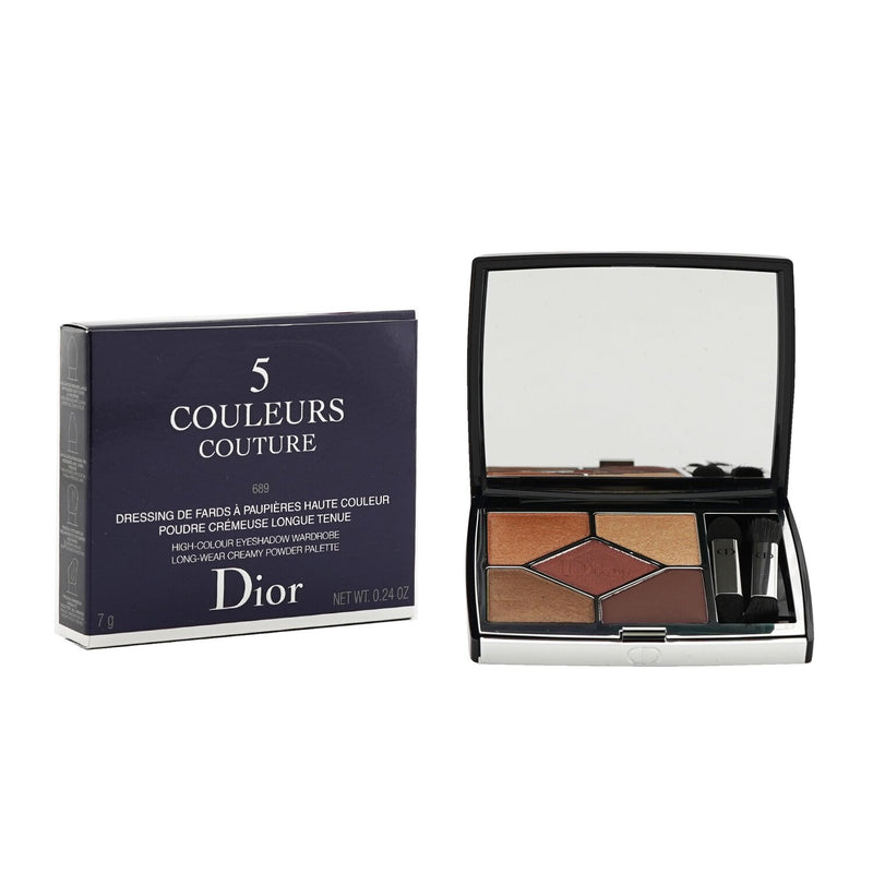 Christian Dior 5 Couleurs Couture Long Wear Creamy Powder Eyeshadow Palette - # 689 Mitzah 