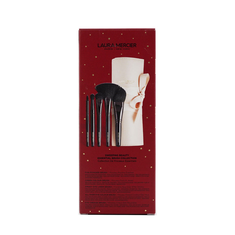 Laura Mercier Sweeping Beauty Essential Brush Collection: 5x Brush + 1x Brush Bag  5pcs+1xPouch