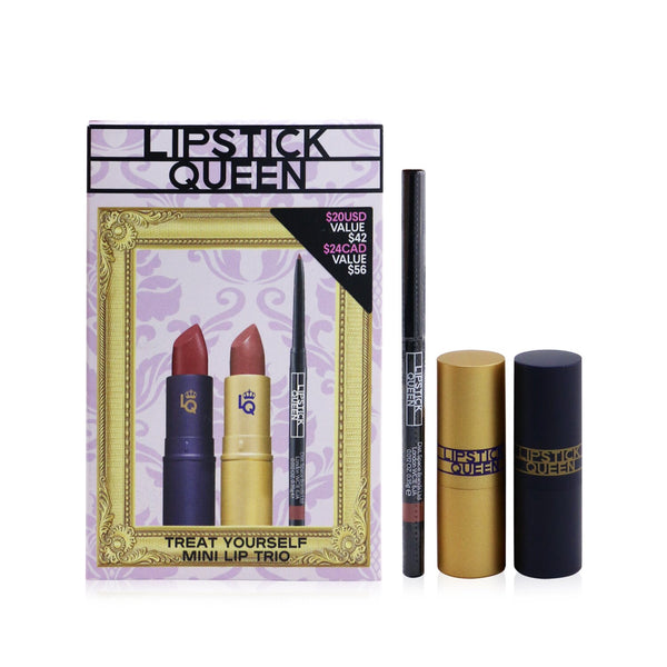 Lipstick Queen Treat Yourself Mini Lip Trio: 1x Mini Saint Lipstick, 1x Mini Sinner Lipstick, 1x Visible lip Liner) 