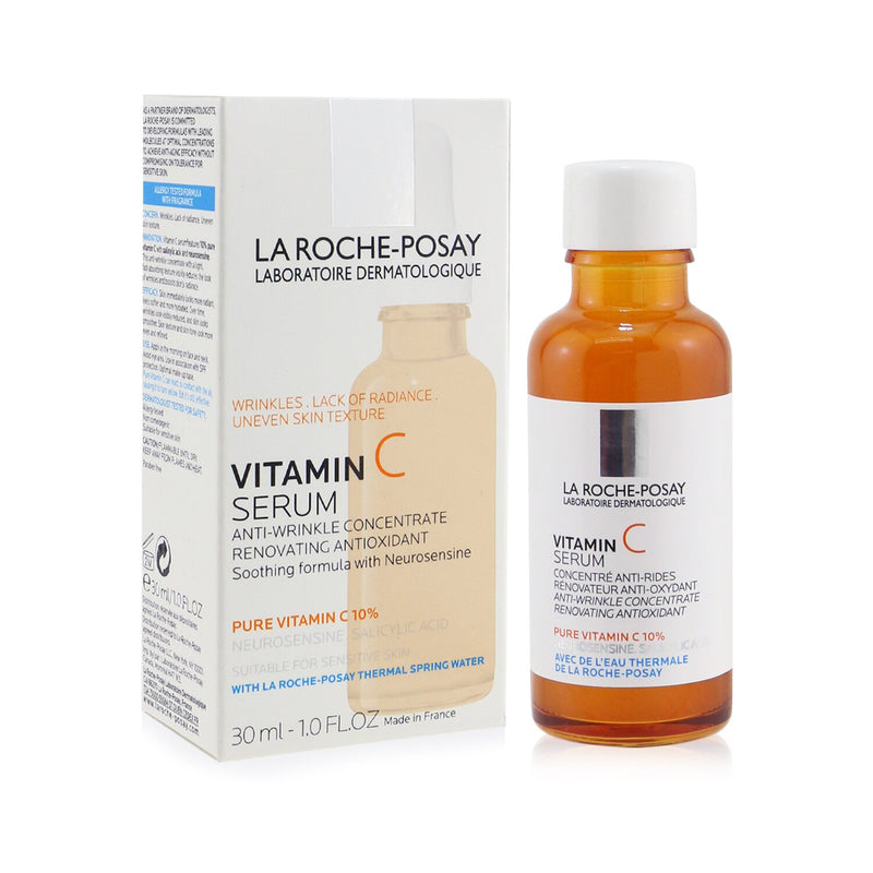 La Roche Posay Vitamin C Serum - Anti-Wrinkle Concentrate With Pure Vitamin C 10%  30ml/1oz