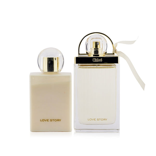 Chloe Love Story Coffret: Eau De Parfum Spray 75ml/2.5oz + Perfumed Body Lotion 100ml/3.4oz 