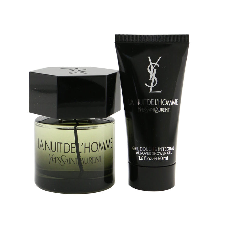 Yves Saint Laurent La Nuit De L'Homme Coffret: Eau De Toilette Spray 60ml/2oz + Shower Gel 50ml/1.6oz  2pcs