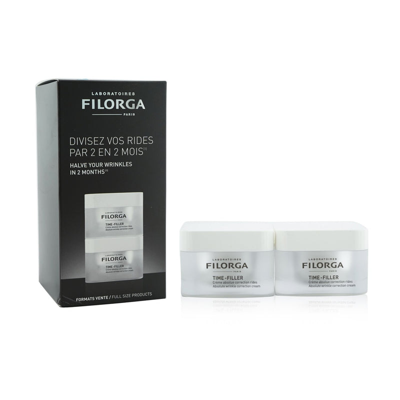 Filorga Time-Filler Duo Set: 2x Time-Filler Absolute Wrinkle Correction Cream 50ml 