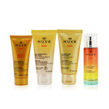 Nuxe Nuxe Sun My Summer Ritual Coffret: Melting Cream High Protection For Face SPF 50 30ml/1oz + After-Sun Hair & Body Shampoo 50ml/1.6oz + Refreshing After-Sun Lotion For Face & Body 50ml/1.6oz + Delicious Fragrant Water Spray 30ml/1oz 