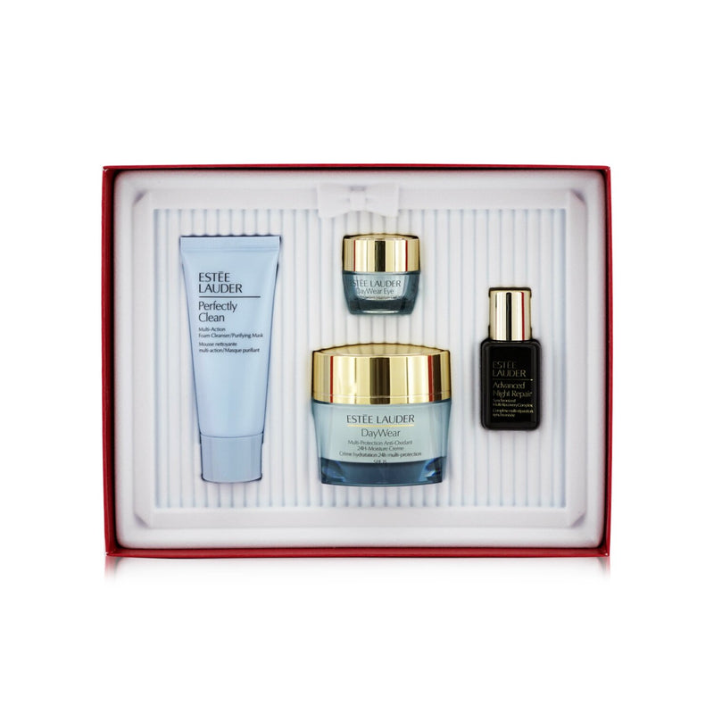 Estee Lauder Protect+Hydrate Collection: DayWear Moisture Creme SPF 15 50ml+ ANR Multi Recovery 15ml+ DayWear Eye 5ml+ Perfectly Clean 30ml 