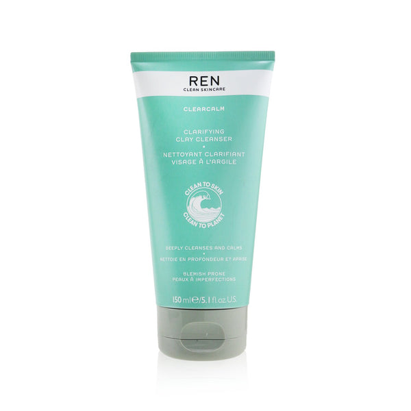 Ren Clearcalm Clarifying Clay Cleanser (For Blemish Prone Skin)  150ml/5.1oz