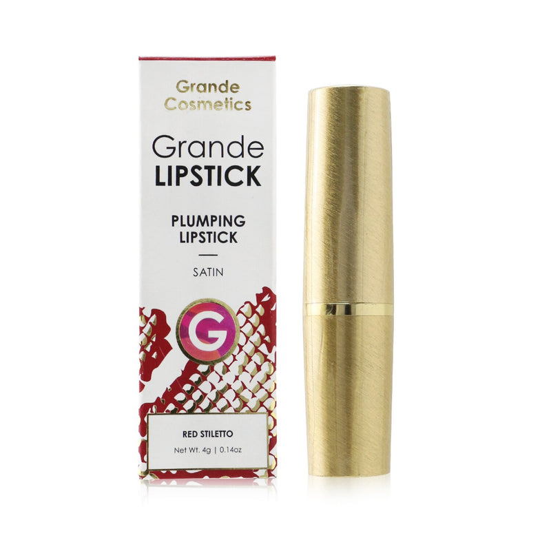 Grande Cosmetics (GrandeLash) GrandeLIPSTICK Plumping Lipstick (Satin) - # Red Stiletto 