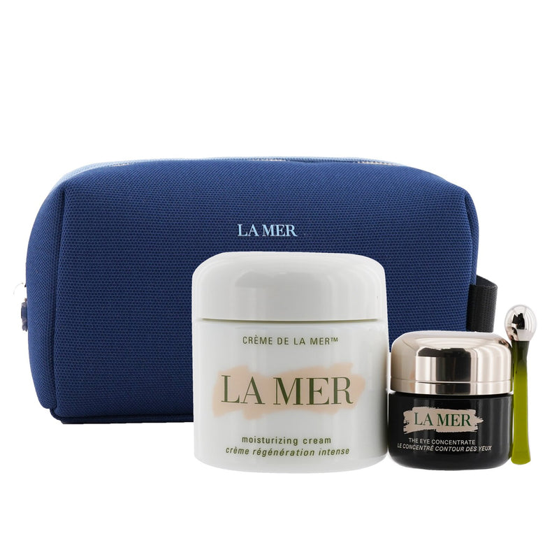 La Mer The Perfect Pair Set: Moisturizing Cream 60ml + Eye Concentrate 15ml + Bag (Unboxed) 