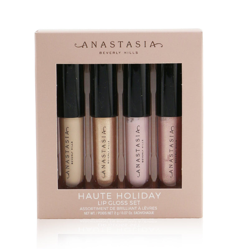 Anastasia Beverly Hills Haute Holiday Lip Gloss Set (4x Mini Lip Gloss 2g/0.07oz) 