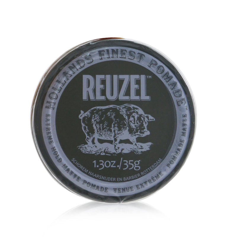 Reuzel Extreme Hold Matte Pomade (Extreme Hold, No Shine, Water Soluble) 
