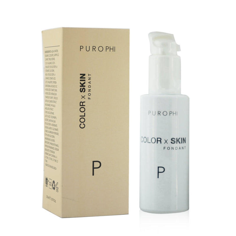 PUROPHI Color x Skin Fondant Foundation - # P (Light)  30ml/1.01oz