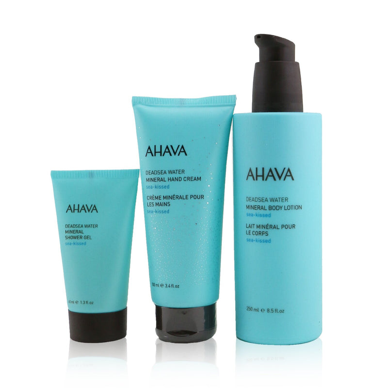 Ahava Sea-Kissed Mineral Delights Set: Mineral Body Lotion 250ml+ Mineral Hand Cream 100ml+ Mineral Shower Gel 40ml 