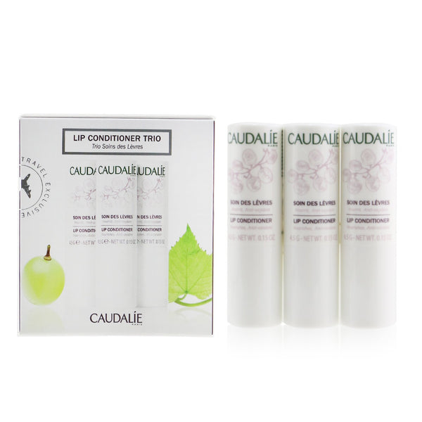 Caudalie Lip Conditioner Trio: 3x Lip Conditioner 4.5g/0.15oz 