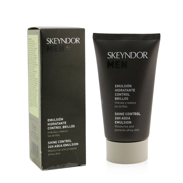 SKEYNDOR Men Shine Control 24H Aqua Emulsion - Moisturize & Prevents Shiny Skin  (For Normalise Mixed & Oily Skins) 