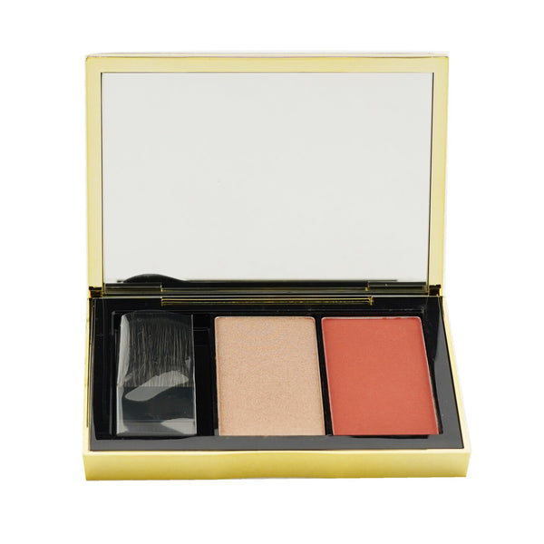 Estee Lauder Pure Color Envy Sculpting Blush + Highlighter Duo - # Coral Fever  6g/0.21oz