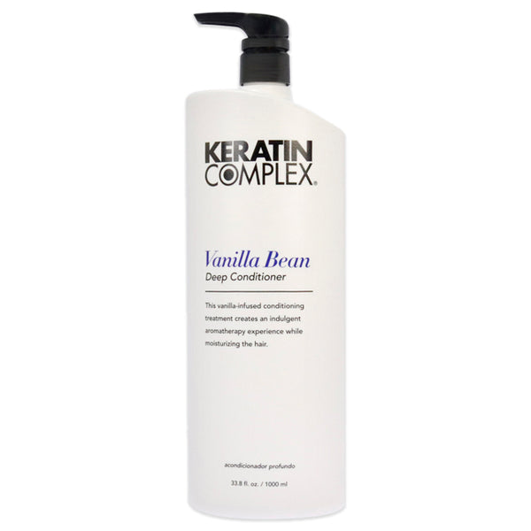 Keratin Complex Keratin Complex Vanilla Bean Deep Conditioner by Keratin Complex for Unisex - 33.8 oz Conditioner