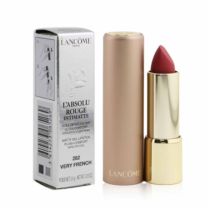 Lancome L'Absolu Rouge Intimatte Matte Veil Lipstick - # 282 Very French  3.4g/0.12oz