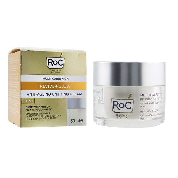 ROC Multi Correxion Revive + Glow Anti-Ageing Unifying Rich Cream  50ml/1.69oz