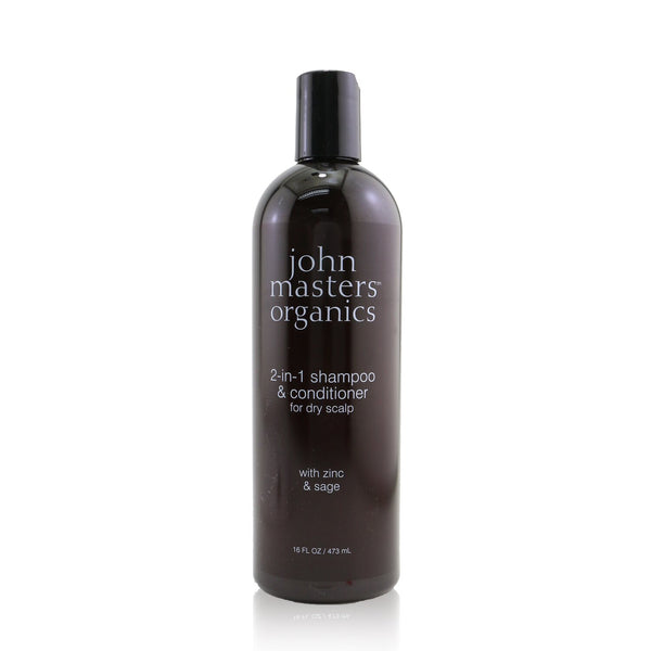 John Masters Organics 2-in-1 Shampoo & Conditioner For Dry Scalp with Zinc & Sage 