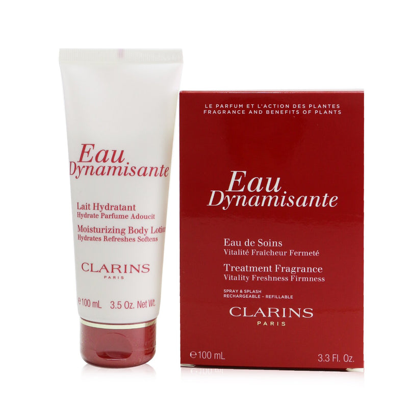 Clarins Eau Dynamisante Coffret: Fragrance Spray 100ml/3.3oz + Moisturizing Body Lotion 100ml/3.3oz 