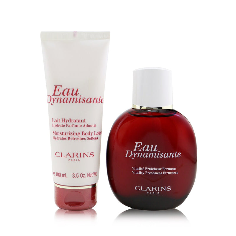 Clarins Eau Dynamisante Coffret: Fragrance Spray 100ml/3.3oz + Moisturizing Body Lotion 100ml/3.3oz 