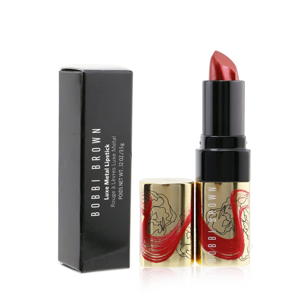 Bobbi Brown Luxe Metal Lipstick (Stroke Of Luck Collection) - # Firecracker (A Bright, Yellow Red) 