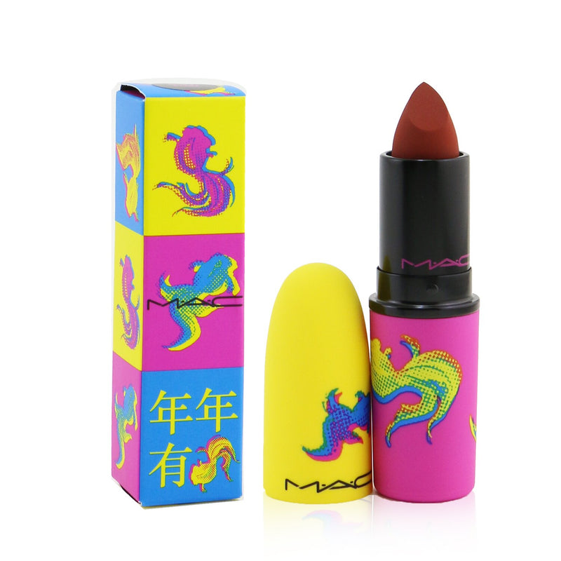 MAC Powder Kiss Lipstick (Moon Masterpiece Collection) - # Luck Be A Lady  3g/0.1oz
