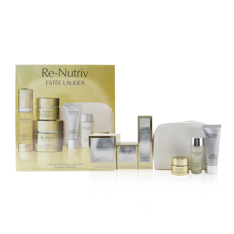 Estee Lauder Re-Nutriv Ultimate Lift Regenerating Youth Precious Collection: Creme 50ml+Serum 30ml+Eye Creme 15ml+Lotion 30ml+Cleanser.... 