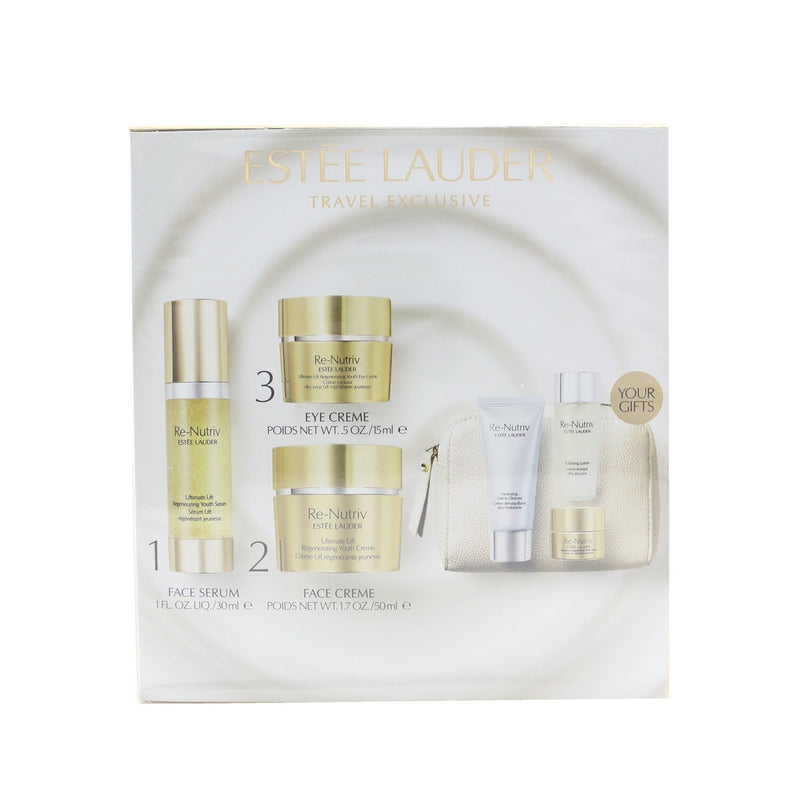 Estee Lauder Re-Nutriv Ultimate Lift Regenerating Youth Precious Collection: Creme 50ml+Serum 30ml+Eye Creme 15ml+Lotion 30ml+Cleanser.... 