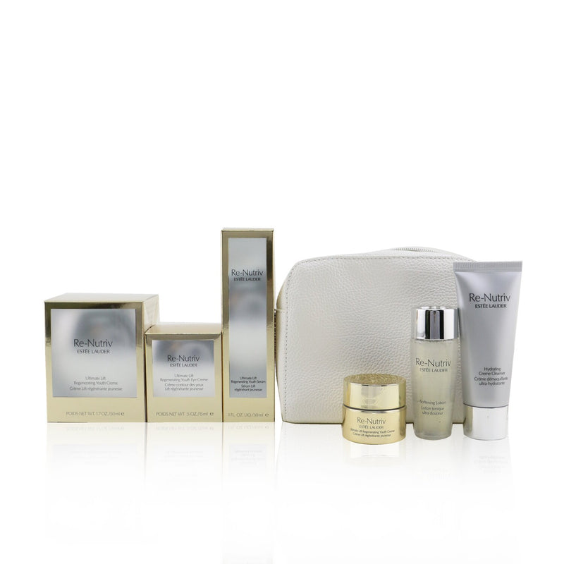 Estee Lauder Re-Nutriv Ultimate Lift Regenerating Youth Precious Collection: Creme 50ml+Serum 30ml+Eye Creme 15ml+Lotion 30ml+Cleanser.... 