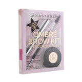 Anastasia Beverly Hills Ombre Brow Kit (Brow Powder Duo + Mini Clear Brow Gel + Brush 7B) - # Taupe  3pcs