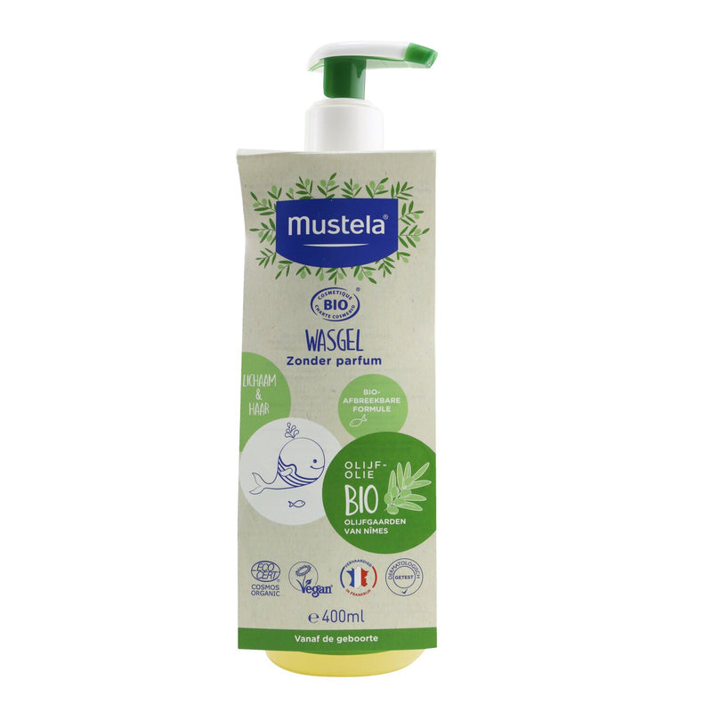 Mustela Organic Cleansing Gel with Olive Oil - Fragrance Free 