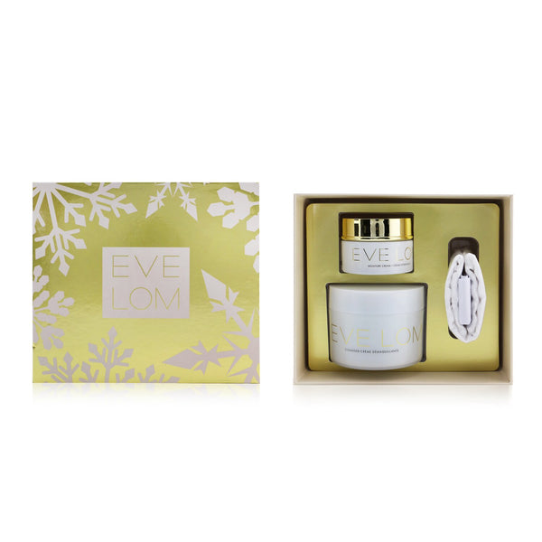 Eve Lom Begin & End Gift Set: Cleanser 200ml/6.8oz + Moisture Cream 50ml/1.6oz + Muslin Cloth 