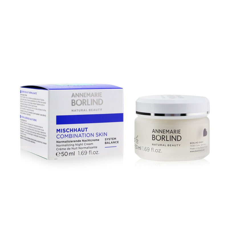 Annemarie Borlind Combination Skin System Balance Normalizing Night Cream - For Combination Skin  50ml/1.69oz