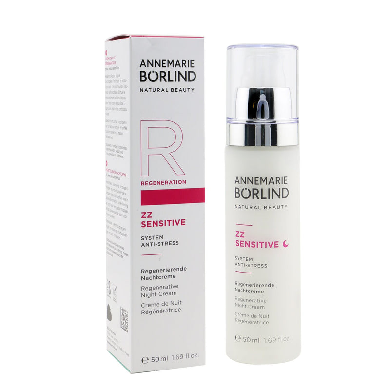 Annemarie Borlind ZZ Sensitive System Anti-Stress Regenerative Night Cream - For Sensitive Skin 