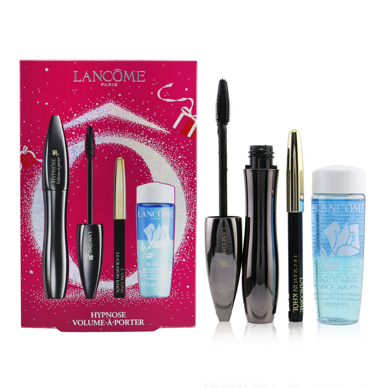 Lancome Hypnose Volume A Porter Mascara Set (1x Mascara 6.5ml, 1x Mini Le Crayon Khol 0.7g, 1x Bi Facil 30ml)  3pcs