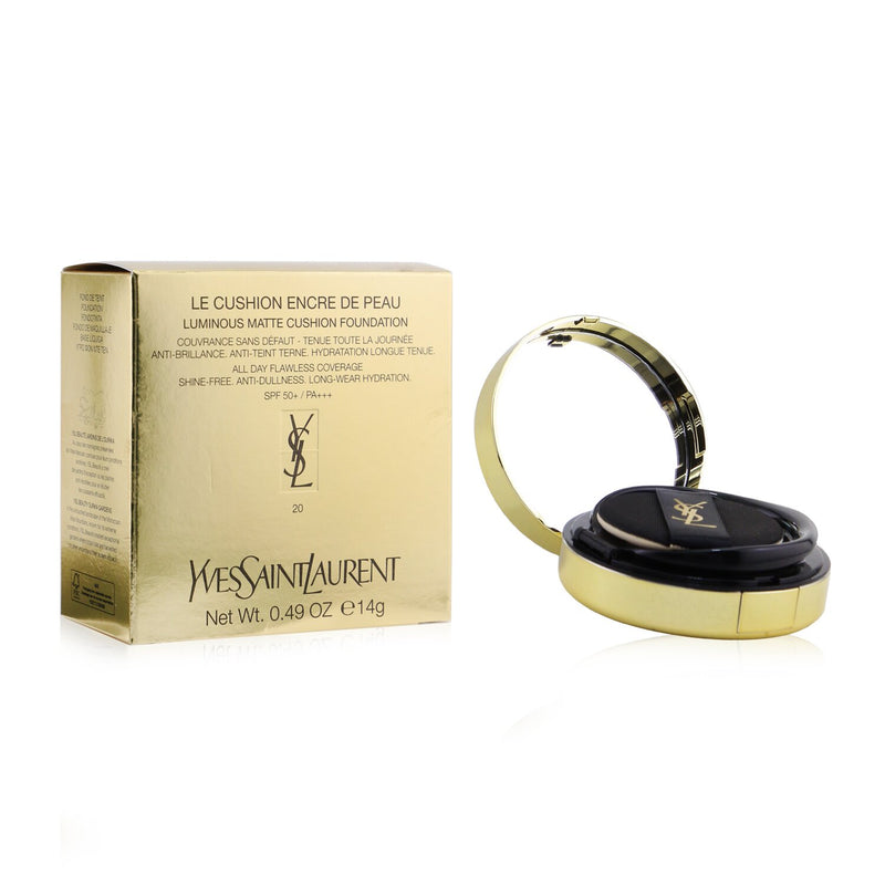 Yves Saint Laurent Le Cushion Encre De Peau Luminous Matte Cushion Foundation SPF50 - # 20 