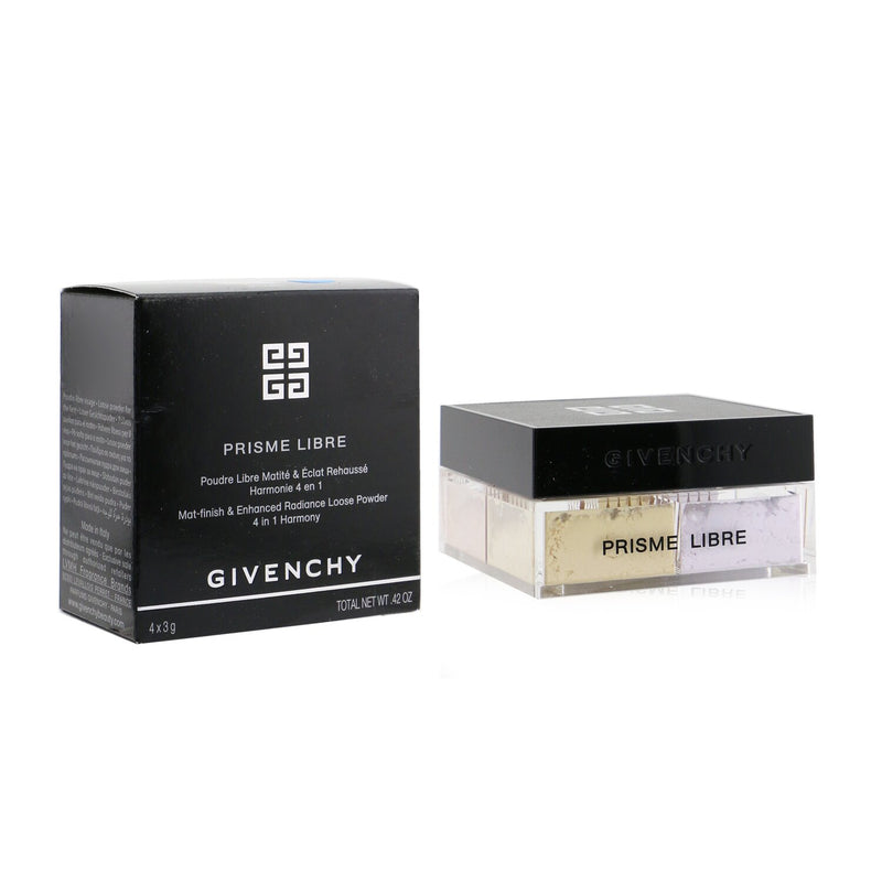 Givenchy Prisme Libre Mat Finish & Enhanced Radiance Loose Powder 4 In 1 Harmony - # 2 Satin Blanc 
