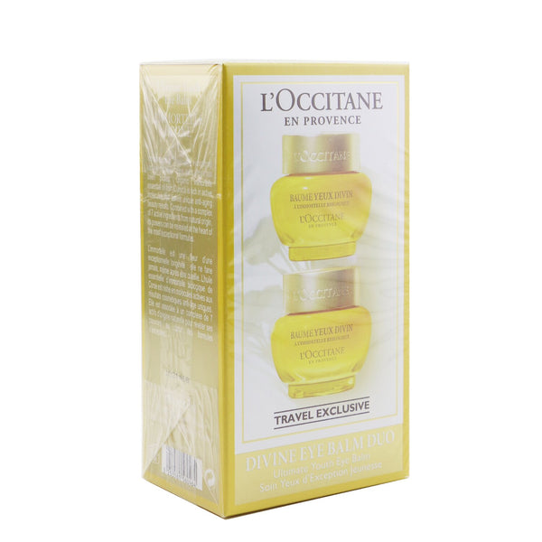 L'Occitane Immortelle Divine Eye Balm - Ultimate Youth Eye Balm Duo Set 