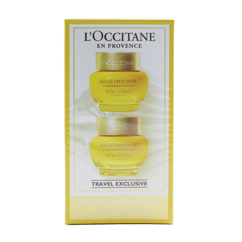 L'Occitane Immortelle Divine Eye Balm - Ultimate Youth Eye Balm Duo Set 