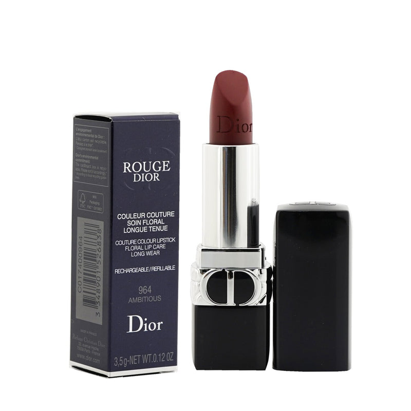 Christian Dior Rouge Dior Couture Colour Refillable Lipstick - # 964 Ambitious (Matte)  3.5g/0.12oz