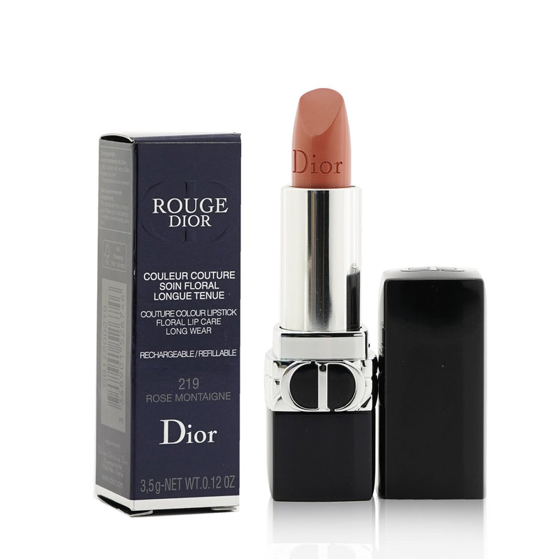 Christian Dior Rouge Dior Couture Colour Refillable Lipstick - # 219 Rose Montaigne (Satin)  3.5g/0.12oz