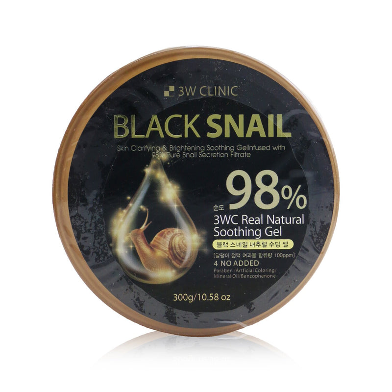 3W Clinic 98% Black Snail Natural Soothing Gel 