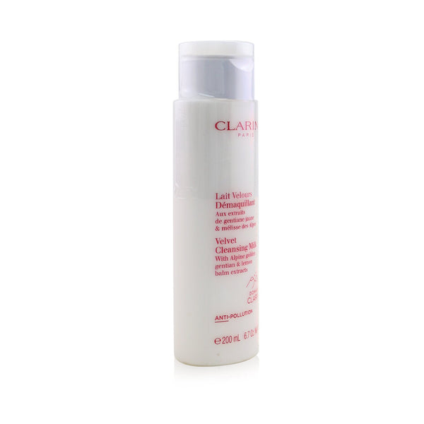 Clarins Velvet Cleansing Milk with Alpine Golden Gentian & Lemon Balm Extracts  200ml/6.7oz