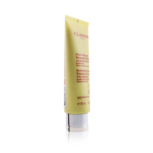 Clarins Hydrating Gentle Foaming Cleanser with Alpine Herbs & Aloe Vera Extracts - Normal to Dry Skin 