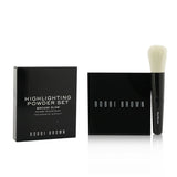 Bobbi Brown Highlighting Powder Set (1x Highlighting Powder + 1x  Mini Face Brush) - #Bronze Glow 