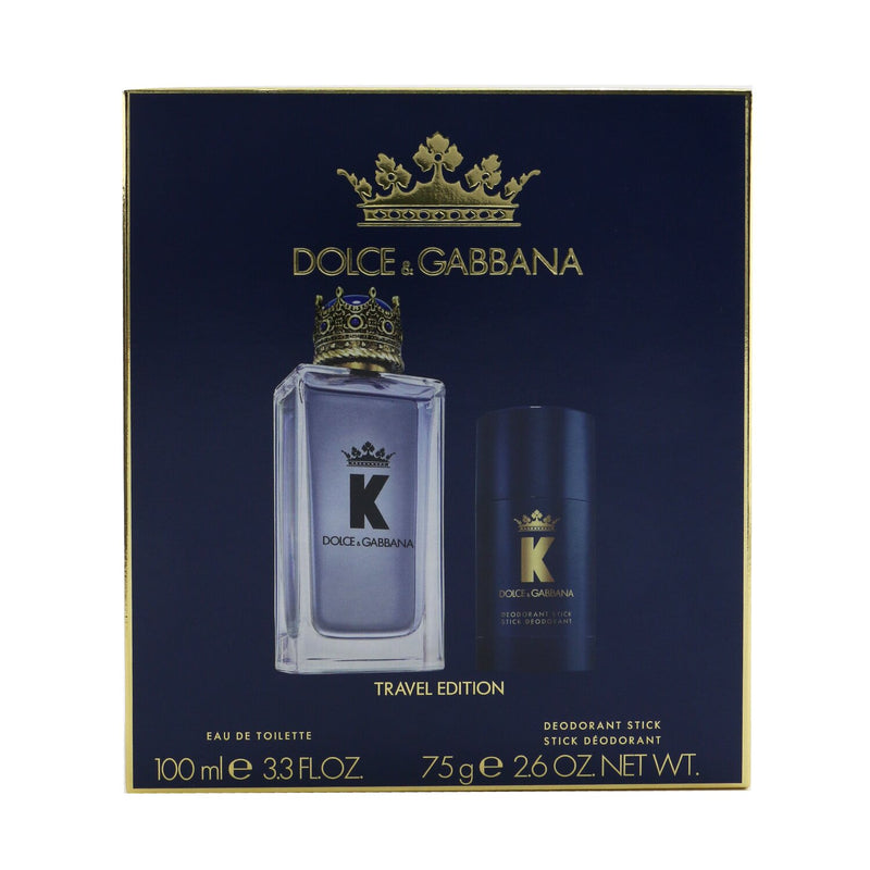 Dolce & Gabbana K Coffret: Eau De Toilette Spray 100ml/3.3oz + Deodorant Stick 75ml/2.6oz 