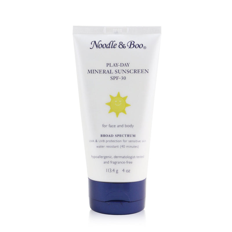 Noodle & Boo Play-Day Mineral Sunscreen SPF-30 - For Face & Body 