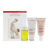 Clarins A Beautiful Pregnancy Set: Body Partner 175ml+ Exfoliating Body Scrub 200ml+ Body Treatment Oil-Tonic 100ml 